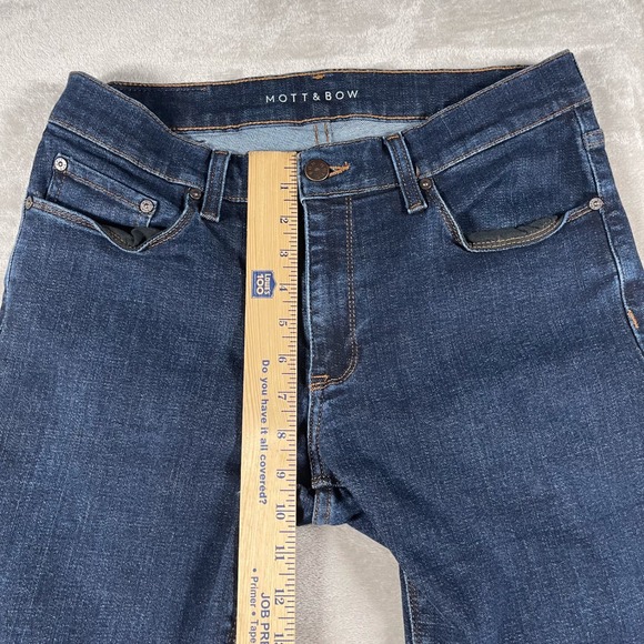 Mott & Bow Men's Jeans Wooster Straight Fit Denim Casual 32x32 Blue - Picture 3 of 8